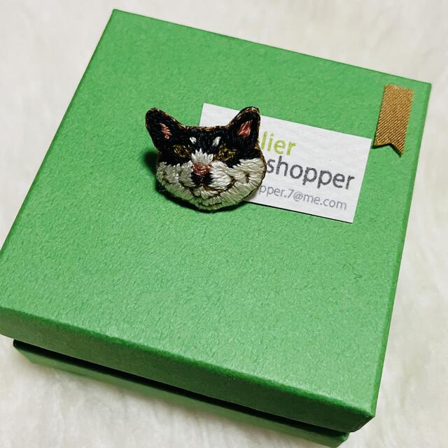 未使用詳細水金地火木土天冥海 atelier grasshopper ハチワレ猫ピアス