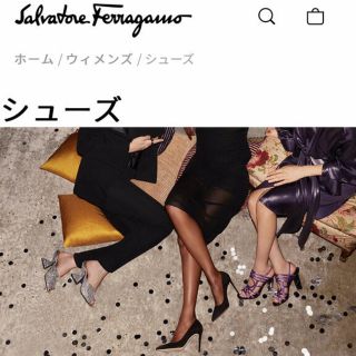 サルヴァトーレフェラガモ(Salvatore Ferragamo)のフェラガモ　ハイヒール　黒スエード(ハイヒール/パンプス)