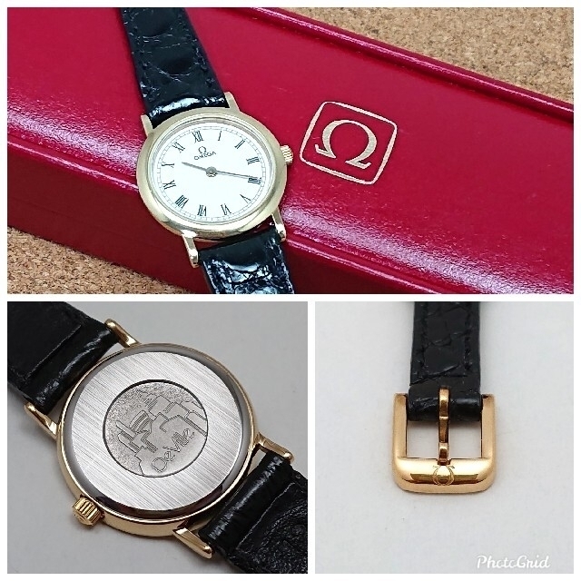 OMEGA(オメガ)の【新品電池交換済み】オメガ デビル ホワイトローマン レディース 1989年製造 レディースのファッション小物(腕時計)の商品写真