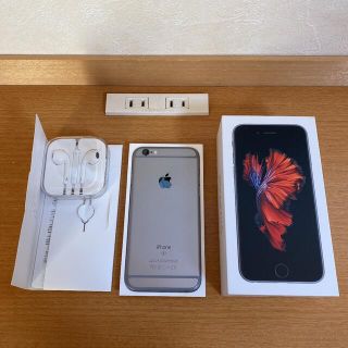 アイフォーン(iPhone)のiPhone6s space grey 16GB SIMフリー　本体のみ(スマートフォン本体)