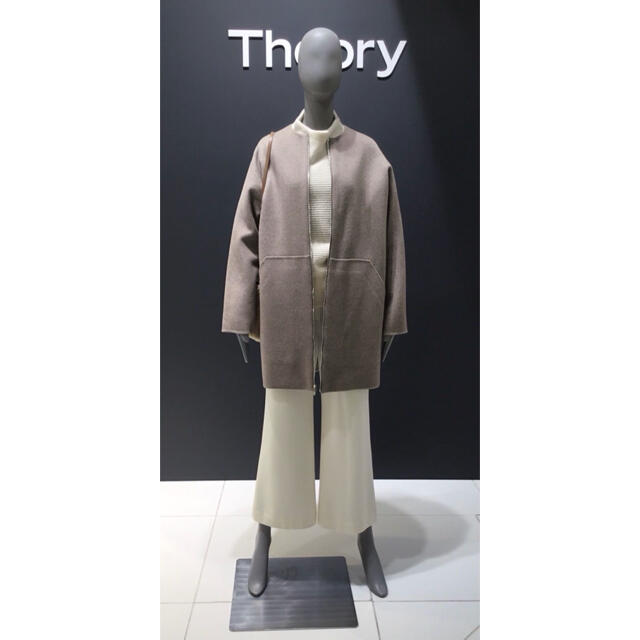 Theory 19aw ノーカラーコート