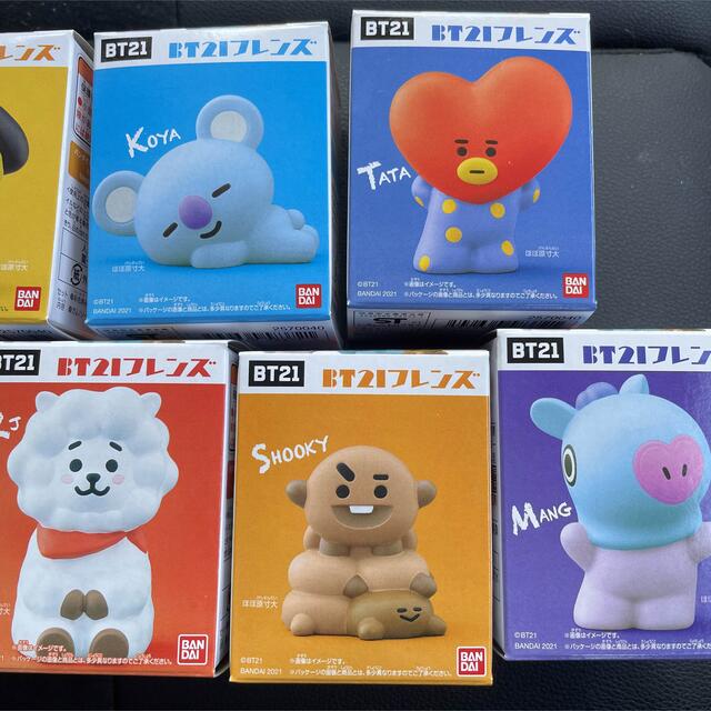 BANDAI(バンダイ)のbt21 人形  bt21人形 7種セット  bt21フレンズ エンタメ/ホビーのCD(K-POP/アジア)の商品写真