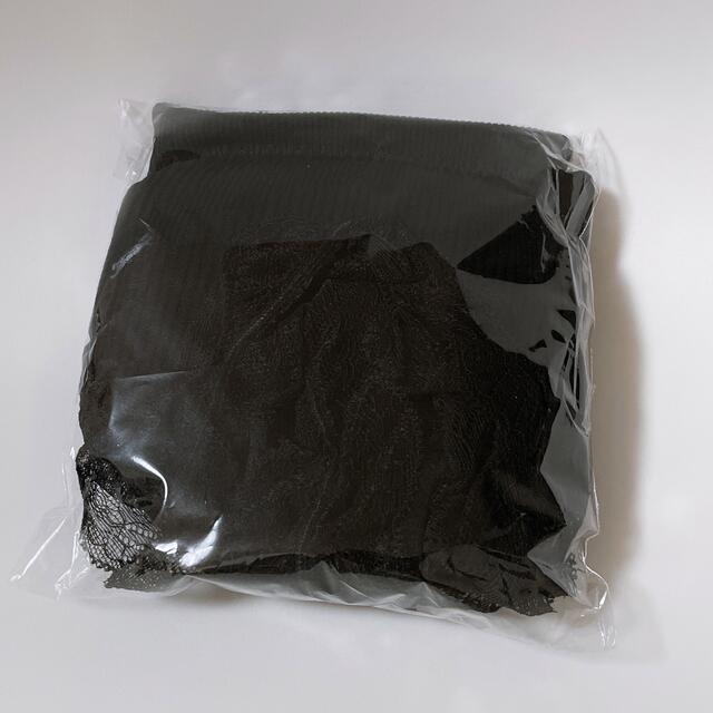 カップ付き ブラ ナイトブラ キャミソール レース ブラック ルームウェア 新品 レディースの下着/アンダーウェア(ブラ)の商品写真