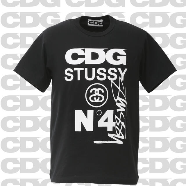 stussy × cdg tee ステューシー サイズ L - Tシャツ/カットソー(半袖