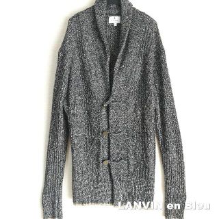 ランバンオンブルー(LANVIN en Bleu)の【LANVIN en blue】ランバン リネン ロングニット カーディガン(カーディガン)