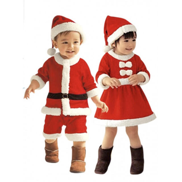クリスマス 女の子 サンタ コスチューム 100cm サンタコス 仮装 コスプレの通販 by ♡♡♡｜ラクマ