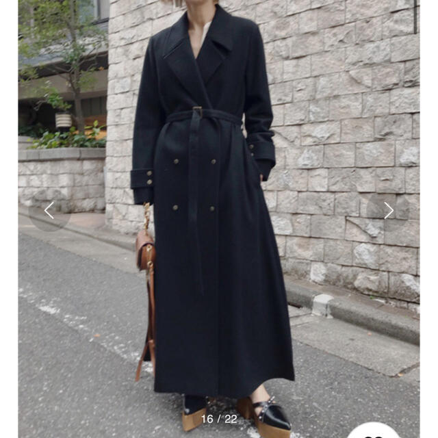 BELT FLARE LONG COAT