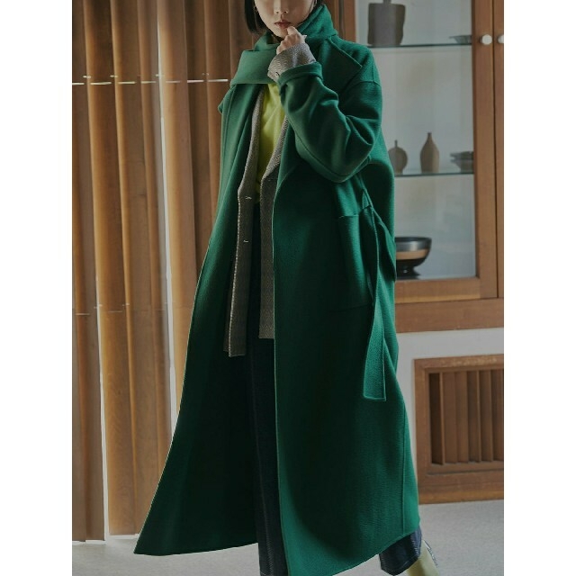 Ameri VINTAGE(アメリヴィンテージ)の新品未使用 アメリヴィンテージ STAND COLLAR SCARF COAT レディースのジャケット/アウター(ロングコート)の商品写真