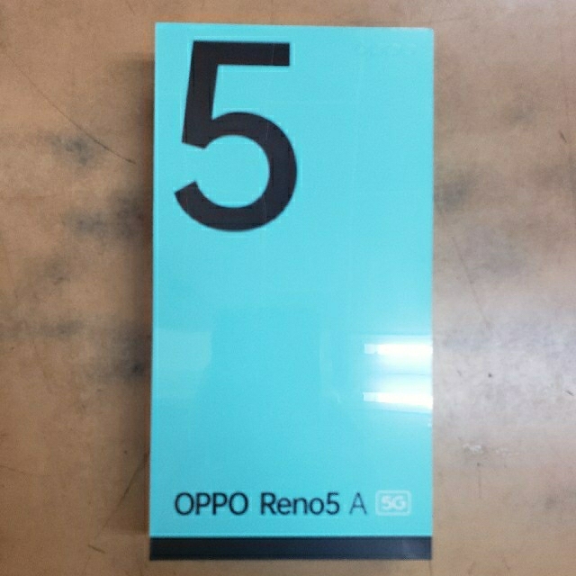 【新品未開封】OPPO Reno5 A アイスブルー SIMフリー版  スマホ/家電/カメラのスマートフォン/携帯電話(スマートフォン本体)の商品写真