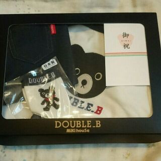 ダブルビー(DOUBLE.B)のDOUBLE.B ミキハウス ギフトセット(シャツ/カットソー)