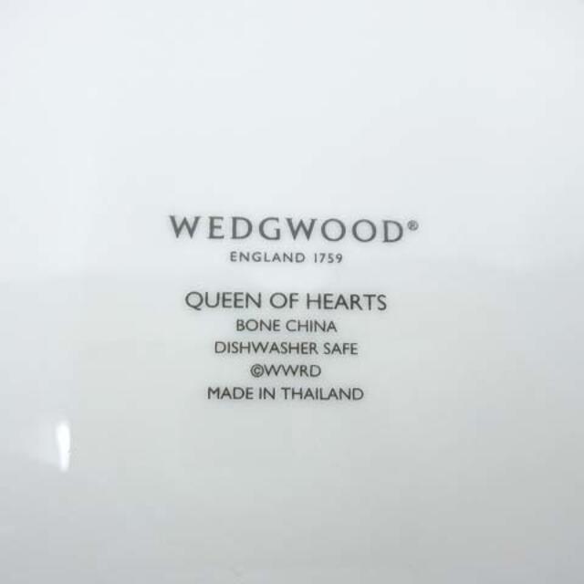 WEDGWOOD(ウェッジウッド)のウェッジウッド QUEEN OF HEARTS ケーキ皿 18cm エンタメ/ホビーの美術品/アンティーク(陶芸)の商品写真