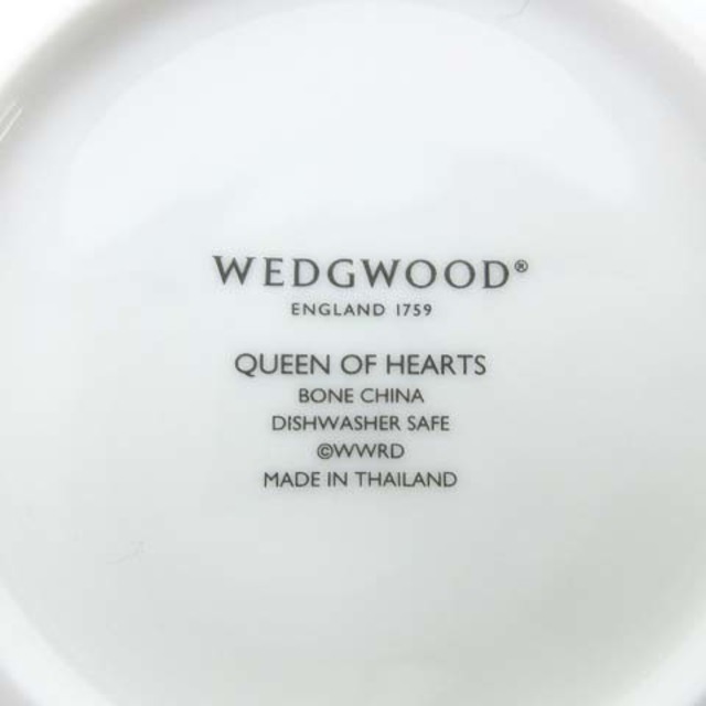 WEDGWOOD QUEEN OF HEARTS カップ&ソーサーの通販 by ベクトル ラクマ店｜ウェッジウッドならラクマ - ウェッジウッド 廃盤 限定25％OFF