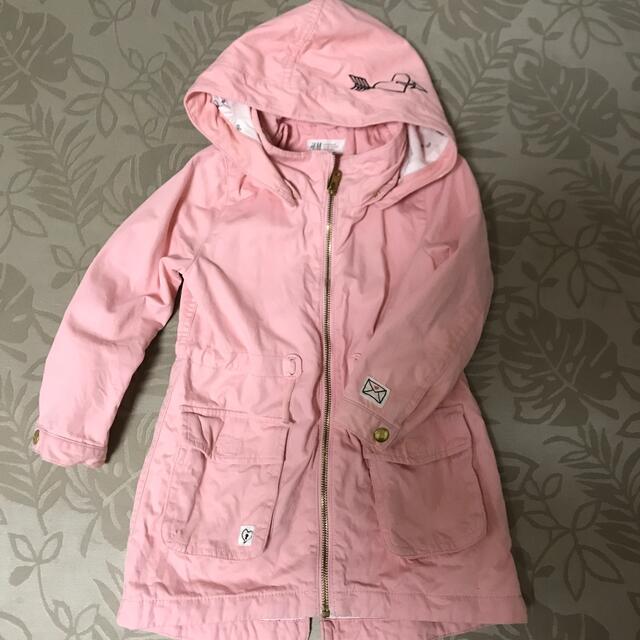 H&M 110ピンクコート | フリマアプリ ラクマ