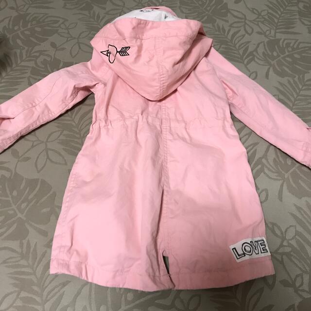 H&M 110ピンクコート