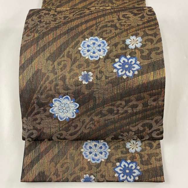 袋帯 美品 名品 全通 正絹 【】