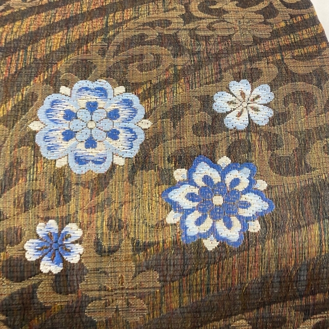 袋帯 美品 名品 全通 正絹 【】 1