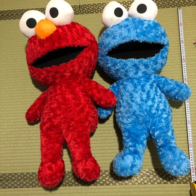 SESAME STREET(セサミストリート)のエルモ　クッキーモンスター　ぬいぐるみ　セット エンタメ/ホビーのおもちゃ/ぬいぐるみ(ぬいぐるみ)の商品写真