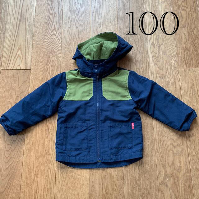 キムラタン(キムラタン)の紺色ジャンパー　100 キッズ/ベビー/マタニティのキッズ服男の子用(90cm~)(ジャケット/上着)の商品写真