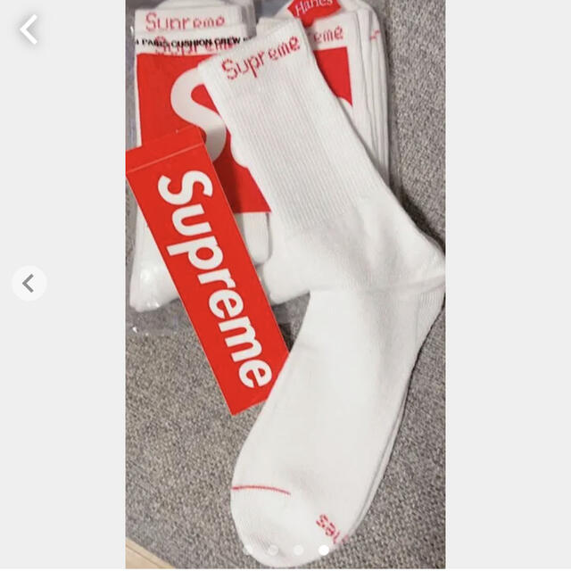 Supreme(シュプリーム)のsupreme ソックス一足　週末セール メンズのレッグウェア(ソックス)の商品写真