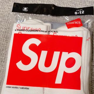 シュプリーム(Supreme)のsupreme ソックス一足　週末セール(ソックス)