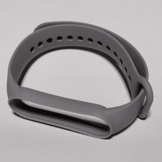 Xiaomi mi smart band 5、6 用 替えバンド グレイ(ラバーベルト)