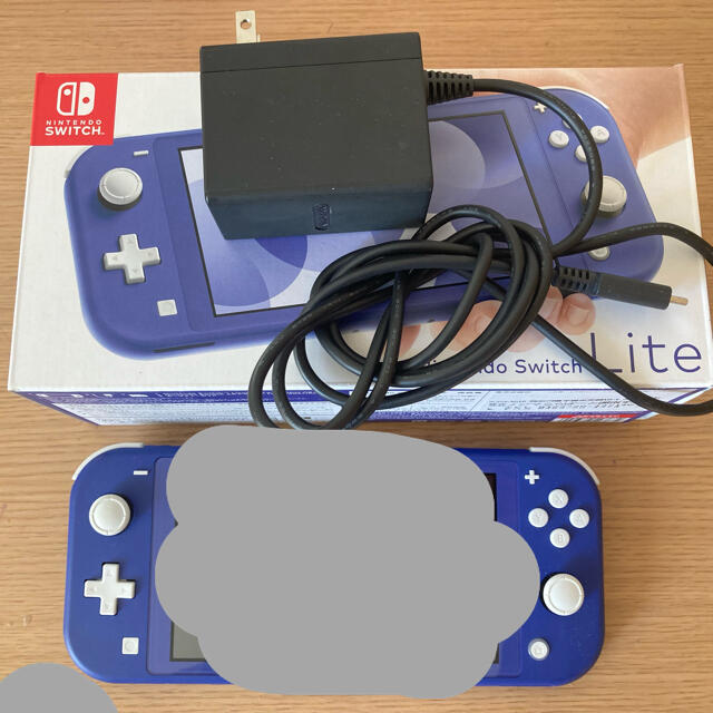 Nintendo Switch LITE ブルー(あつ森付けます)