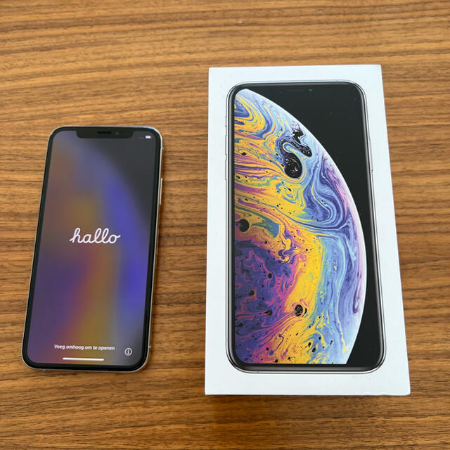 iPhone XS 256GB SIMフリー シルバー 動作確認済