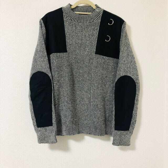 ニット/セーター〈極美品、試着のみ〉20aw yuki hashimoto エルボーパッチニット