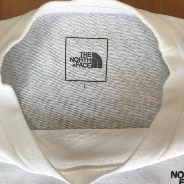 THE NORTH FACE(ザノースフェイス)のノースフェイス 白 ホワイト バックプリント Tシャツ レディースのトップス(Tシャツ(半袖/袖なし))の商品写真