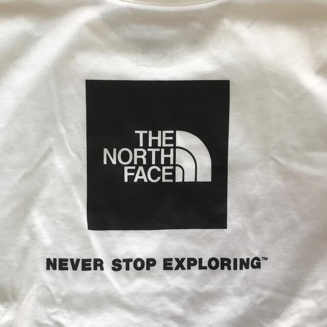 THE NORTH FACE(ザノースフェイス)のノースフェイス 白 ホワイト バックプリント Tシャツ レディースのトップス(Tシャツ(半袖/袖なし))の商品写真