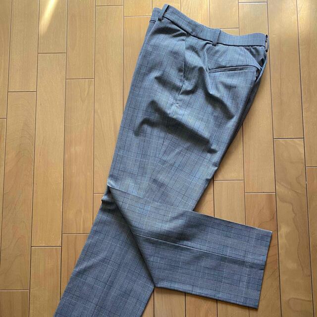 UNIQLO �X�}�[�g�A���N���p���c �`�F�b�N 2WAY�X�g���b�`(M)�u���E��