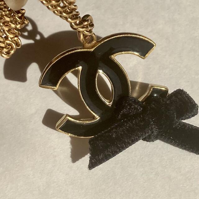 おトク】 CHANEL - シャネル❤ビック!リボンココ ネックレスの通販 by