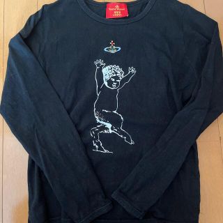 ヴィヴィアンウエストウッド(Vivienne Westwood)のヴィヴィアン サティアオーブロゴTシャツ(Tシャツ(長袖/七分))