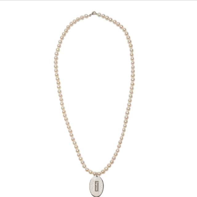Tiffany & Co.(ティファニー)のSupreme Tiffany Tag Pearl Necklace レディースのアクセサリー(ネックレス)の商品写真