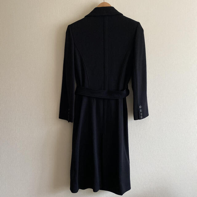 SONIA RYKIEL(ソニアリキエル)の美品ソニアリキエル トレンチコート　黒 レディースのジャケット/アウター(トレンチコート)の商品写真