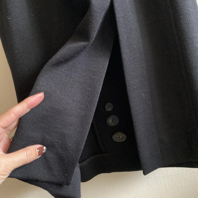 SONIA RYKIEL(ソニアリキエル)の美品ソニアリキエル トレンチコート　黒 レディースのジャケット/アウター(トレンチコート)の商品写真