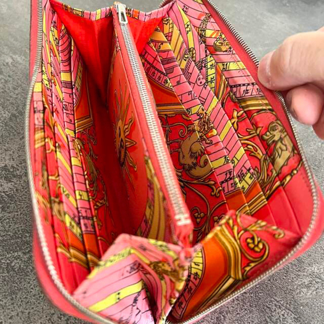 HERMES - Hermes エルメス 長財布 シルクイン ウォレット 使用品特価
