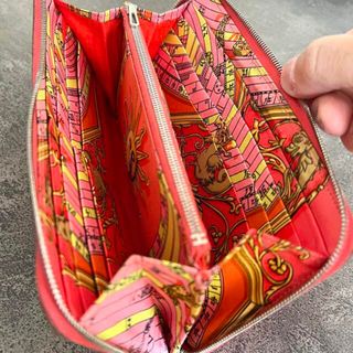 エルメス(Hermes)のHermes エルメス 長財布 シルクイン ウォレット 使用品特価(ハンドバッグ)