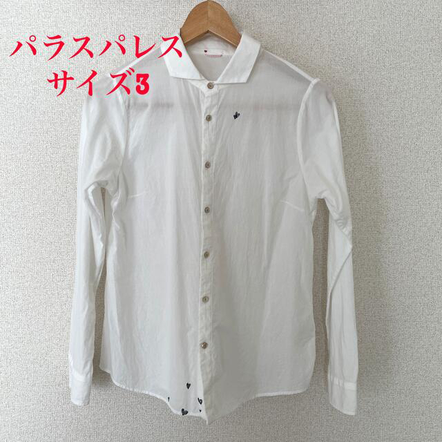 お得】 ブラウス 白シャツ パラスパレス - シャツ/ブラウス(七分/長袖 