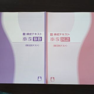 小5 単元別テスト 馬渕教室　算数 国語　(語学/参考書)