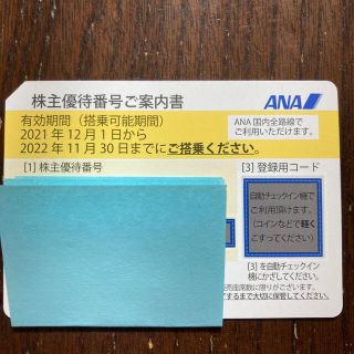 エーエヌエー(ゼンニッポンクウユ)(ANA(全日本空輸))のANA 株主優待券 1枚(その他)