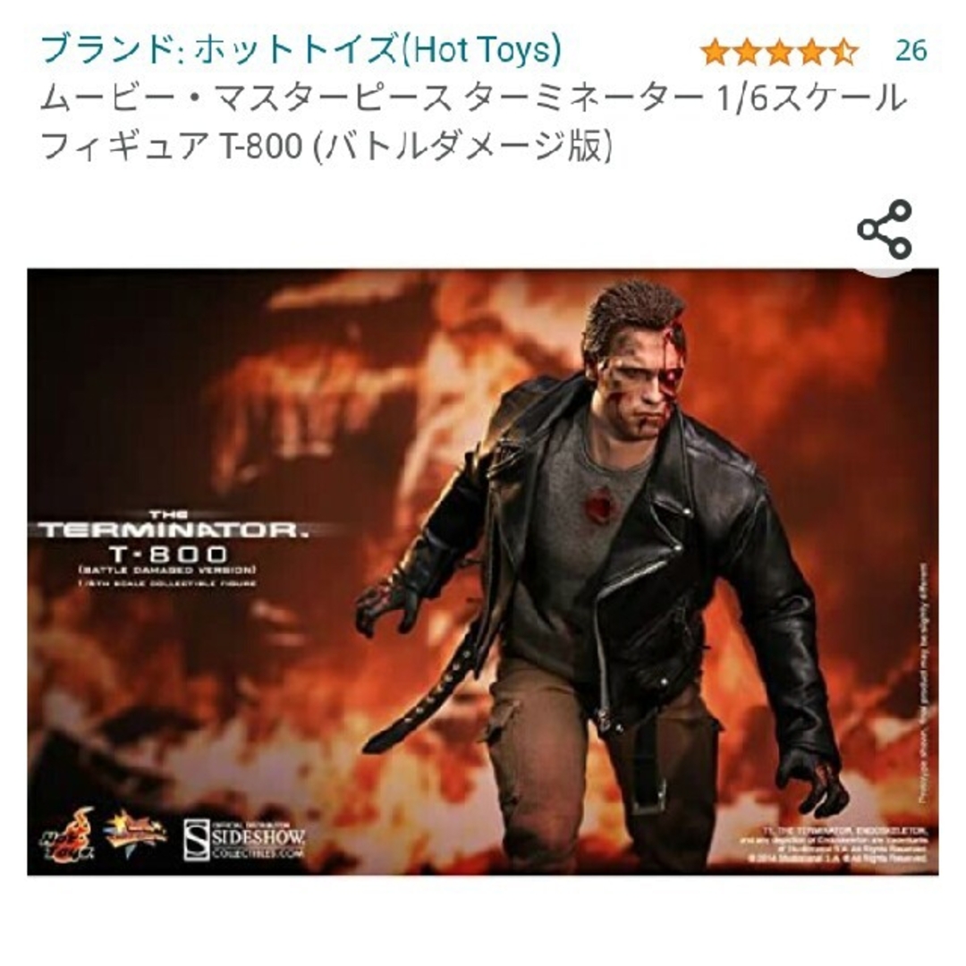 ホットトイズ ターミネーター(バトルダメージ・バージョン)