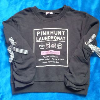 ベビードール(BABYDOLL)のPINKHUNT BABYDOLL トレーナー　XSサイズ130(Tシャツ/カットソー)