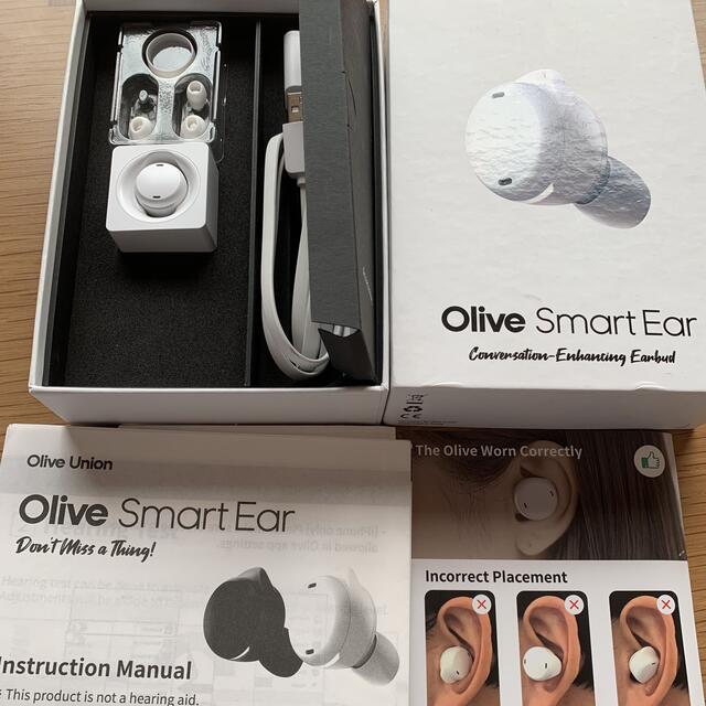 美品 スマートイヤー ホワイトの通販 by bkk1015's shop｜ラクマ Olive Smart Ear オリーブ 限定20％OFF