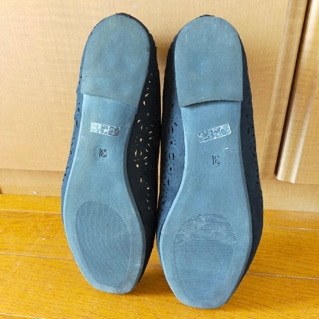 sango(サンゴ)の【3L】フラット ローヒール パンプス レディースの靴/シューズ(ハイヒール/パンプス)の商品写真