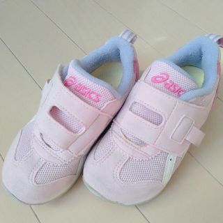 アシックス(asics)のアシックス　16cm  ピンク(スニーカー)