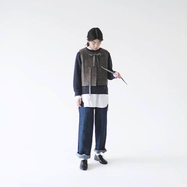 nest Robe - ネストローブ リネンウールツイルベストの通販 by みみ's