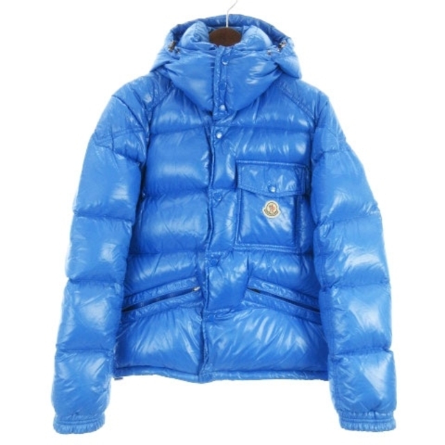 モンクレール MONCLER karak ダウンジャケット フーディ 青 1