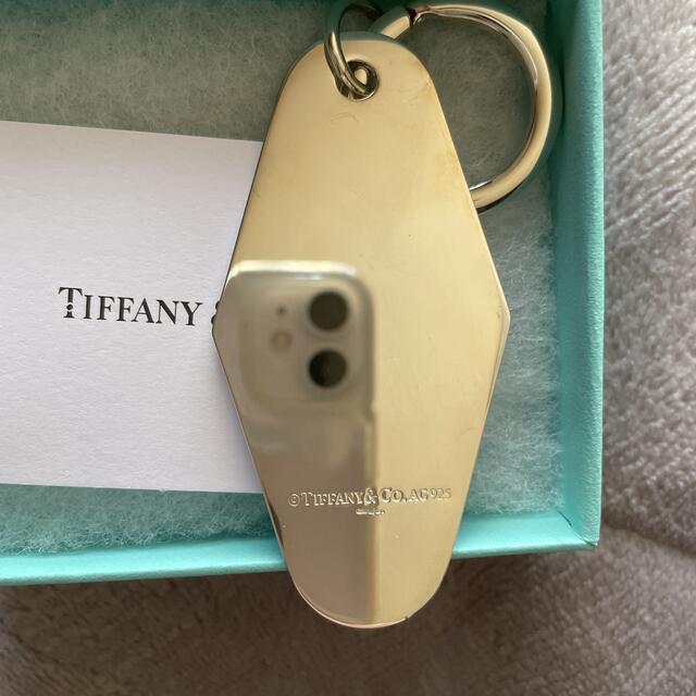 Tiffany & Co.(ティファニー)のティファニー シルバー 925 ホテル プレート キーリング レディースのファッション小物(キーホルダー)の商品写真