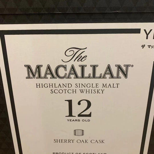 【新品本物】 サントリー - MACALLAN マッカラン12年シェリー正規品 ウイスキー
